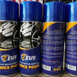 Chai Xịt Phủ Bóng Sơn Xe Máy Ô Tô Zeus 400ml Tặng Kèm Khăn Làm Mới Dàn Nhựa