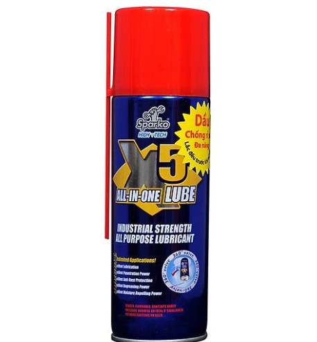 Chống Rỉ Sét Xịt Sên X5 400ml Bảo Vệ Kim Loại Hiệu Quả