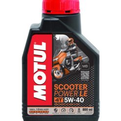 Combo 2 Dầu Nhớt Xe Tay Ga Motul Scooter Power LE 4T 5W40 0.8L