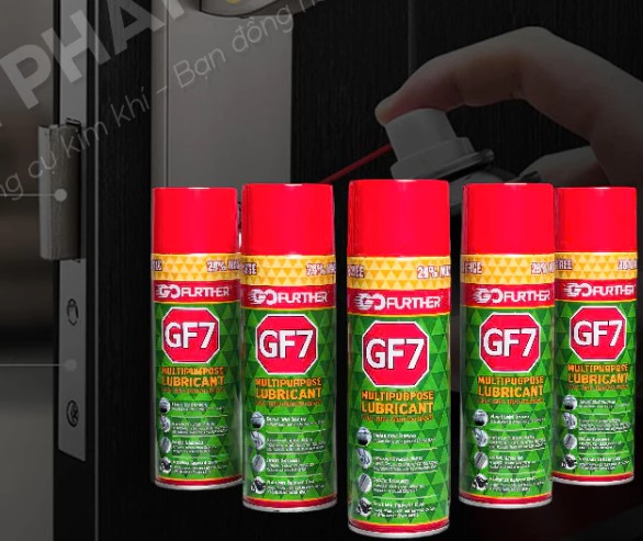Combo 3–6–12 Chai Xịt Gf7 Gofuther 350g Chống Rỉ Sét Và Làm Sạch Động Cơ