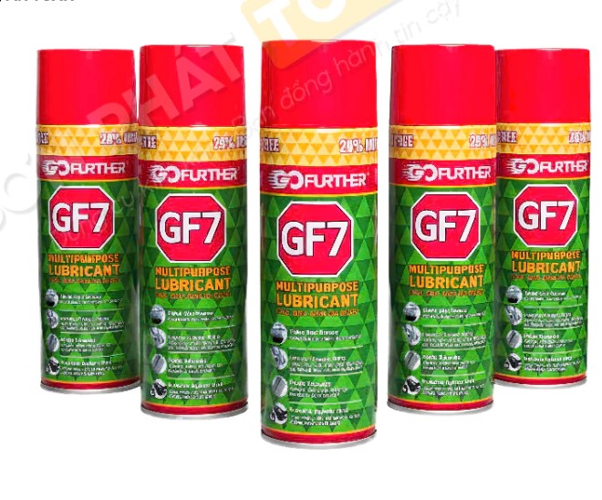 Combo 3–6–12 Chai Xịt Gf7 Gofuther 350g Chống Rỉ Sét Và Làm Sạch Động Cơ
