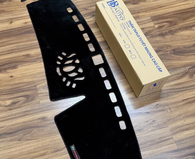 Creta 2025 Thảm Taplo Màu Đen Tuyết Nhung Cao Cấp Bảo Vệ Nội Thất Xe