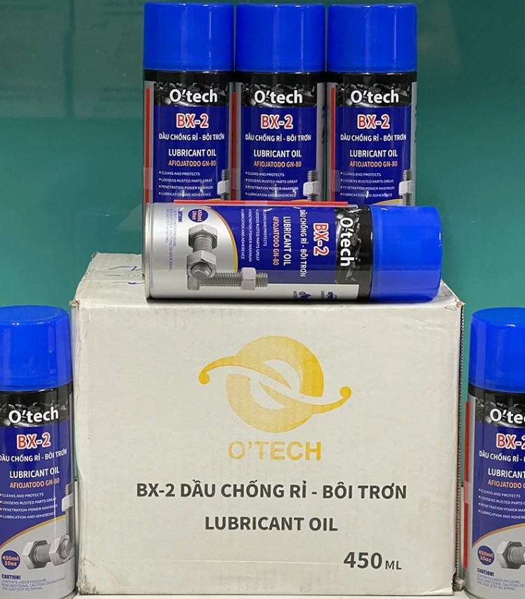 Dầu Chống Rỉ Sét Và Bôi Trơn BX-2 O’tech Lubricant Oil Đa Năng Hiệu Quả Cao
