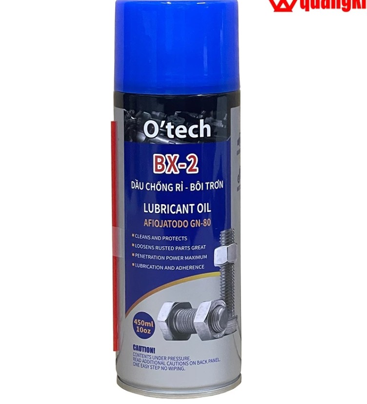 Dầu Chống Rỉ Sét Và Bôi Trơn BX-2 O’tech Lubricant Oil Đa Năng Hiệu Quả Cao