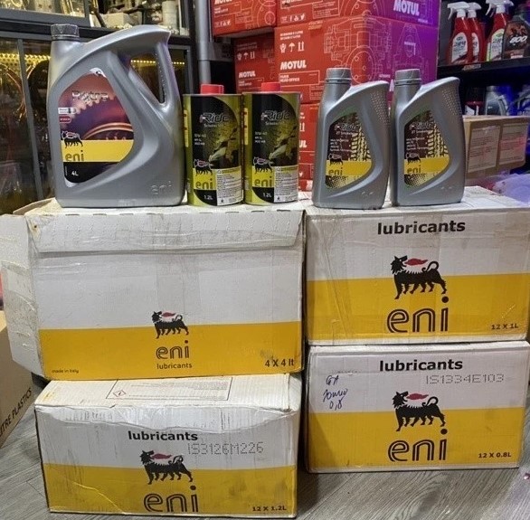Dầu Nhớt Eni I-Ride Scooter 10W40 5W40 1.2L Dùng Cho Xe Vespa Piaggio