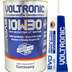 Dầu Nhớt Tổng Hợp Xe Tay Ga Voltronic Evo Scooter 10W30 800ml Tặng Kèm Nhớt Láp 80W90