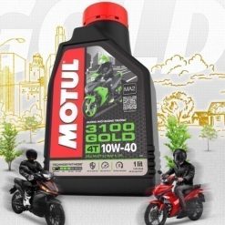 Dầu Nhớt Xe Máy Motul 3100 Gold 4T 10W40 1L