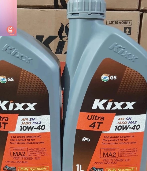 Dầu Nhớt Xe Số Kixx Ultra 10W40 4T Fully Synthetic Nhập Khẩu