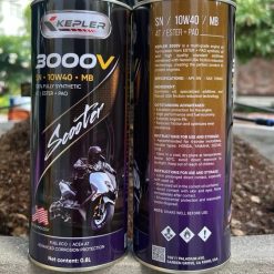 Dầu Nhớt Xe Tay Ga Kepler 3000V Sn 10W40 0.8L Tổng Hợp Ester + Pao