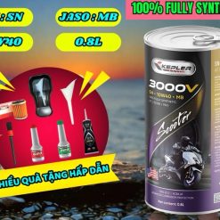 Dầu Nhớt Xe Tay Ga Kepler 3000V SN 10W40 0.8L Tổng Hợp Ester+PAO