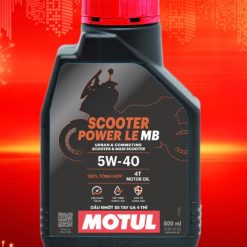 Dầu nhớt xe tay ga Motul Scooter Power LE 4T 5W40 0.8L