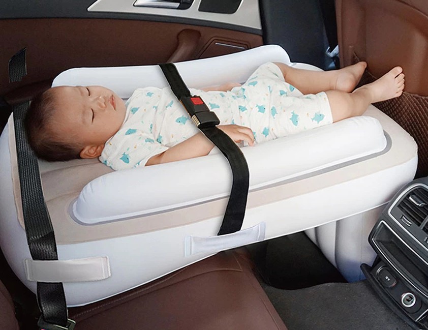 Đệm Bơm Hơi Máy Bay Cho Bé Giường Ngủ Ô Tô Cao Cấp Cho Bé Đi Du Lịch
