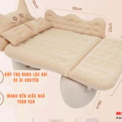 Đệm Hơi Ô Tô 5–7 Chỗ Huy Nam Ô Tô Giường Hơi Xe Ô Tô Hình Thú Ngộ Nghĩnh Kèm Bơm Và Phụ Kiện