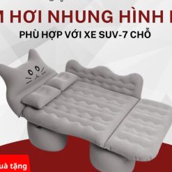 Đệm Hơi Ô Tô 5–7 Chỗ Huy Nam Ô Tô Giường Hơi Xe Ô Tô Hình Thú Ngộ Nghĩnh Kèm Bơm Và Phụ Kiện