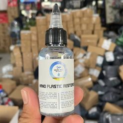 Dung Dịch Phục Hồi Nhựa Nhám Nano Plastic Restorer Chai Lớn 50ml Kèm Mút Cho Ô Tô, Xe Máy