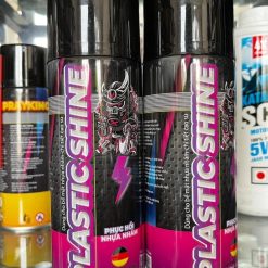 Dưỡng Nhám Sprayking Plastic Shine Mẫu Mới 400ml Kèm Khăn 3M