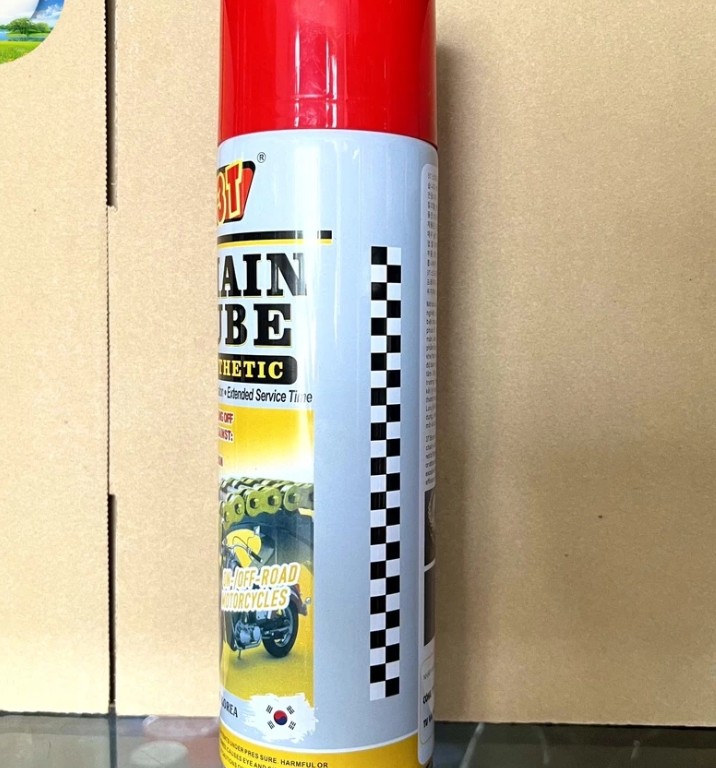 Dưỡng Sên 3T Mỡ Bò Nước Chính Hãng Chain Lube Chai 500ml Dạng Phun