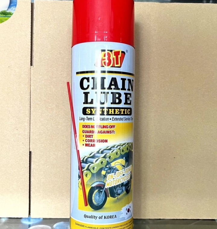 Dưỡng Sên 3T Mỡ Bò Nước Chính Hãng Chain Lube Chai 500ml Dạng Phun