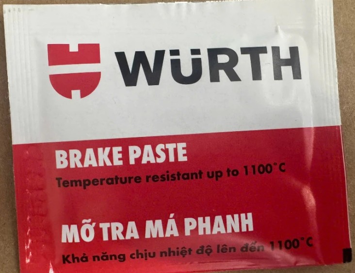 Gói Mỡ Tra Má Phanh Wurth Brake Paste 5.5g