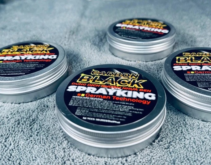 Hộp Gel Nhuộm Nhựa Đen SprayKing Carbon Black 130 Gram Phiên Bản Cao Cấp
