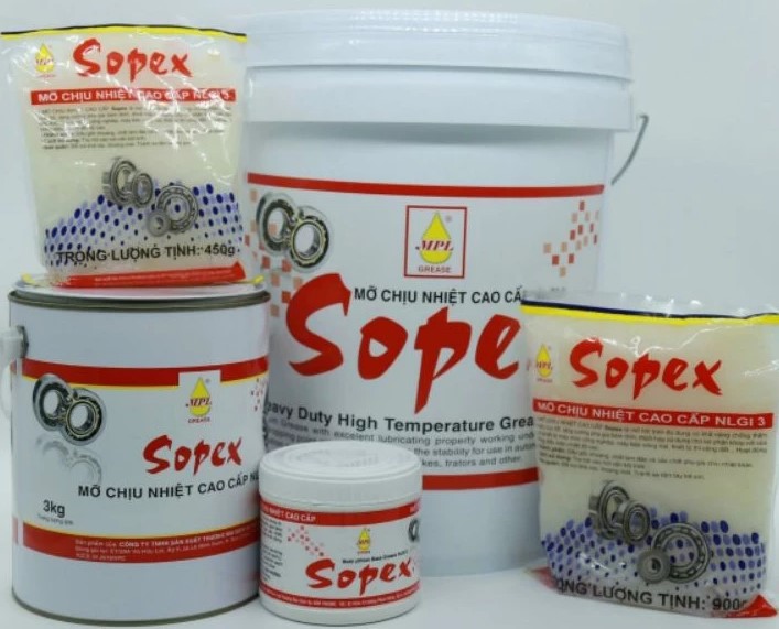 Hủ Mỡ Chịu Nhiệt Kháng Nước Sopex Lon 400 Gram