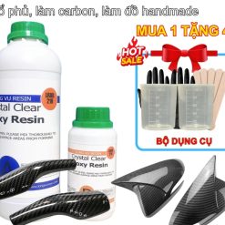 Keo Epoxy Carbon chuyên dụng dán phủ carbon fiber cho xe máy, ô tô và phụ kiện