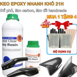 Keo Epoxy Carbon Chuyên Dụng Dán Phủ Carbon Fiber Cho Xe Máy Và Ô Tô