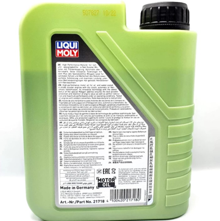 Liqui Moly Molygen Scooter Nhớt Tổng Hợp Cao Cấp Cho Xe Tay Ga