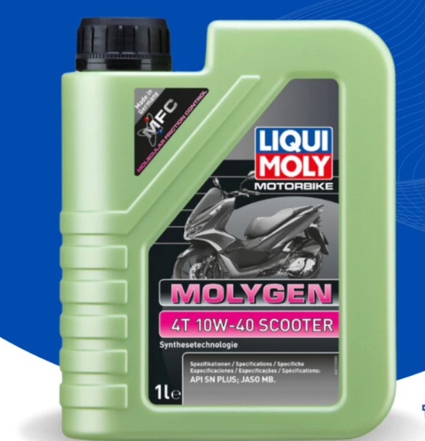 Liqui Moly Molygen Scooter Nhớt Tổng Hợp Cao Cấp Cho Xe Tay Ga