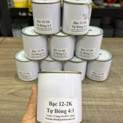 Màu sơn bạc 12-2K tự bóng màu zin dàn chân Honda Wave