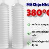 Mỡ Bò Chịu Nhiệt 380°C Màu Trắng Tuýp 400g Mỡ Sâu Bôi Trơn Chịu Nhiệt Công Nghiệp