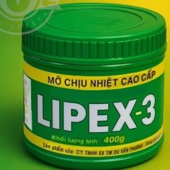 Mỡ Bò Chịu Nhiệt LIPEX-3 Cao Cấp Lon 400gr Mỡ Bôi Trơn Bạc Đạn Bi, Khớp Nối