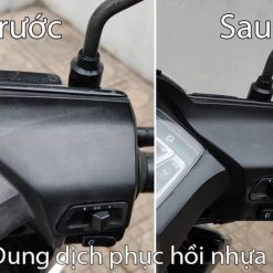 Nano phục hồi nhựa nhám 50ml chai lớn, dung dịch làm mới nhựa nhám và nhựa đen ô tô xe máy cũ