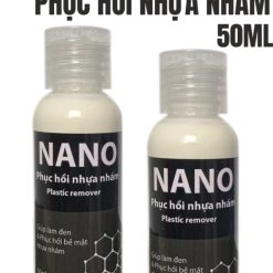 Nano phục hồi nhựa nhám 50ml chai lớn, dung dịch làm mới nhựa nhám và nhựa đen ô tô xe máy cũ