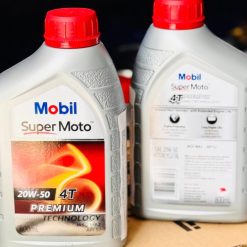 Nhớt Mobil Super Moto 20W50 800ml Nhập Khẩu Cho Xe Số Bảo Vệ Động Cơ Bền Bỉ