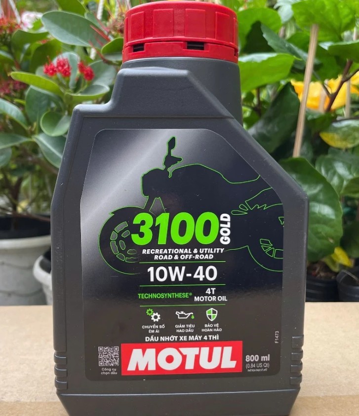 Nhớt Motul 3100 Gold 10W40 1 Lít 0.8L Chính Hãng