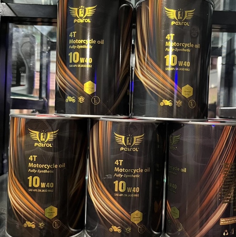 Nhớt Petrol One 10W40/DBMIX Tổng Hợp Hoàn Toàn Cho Xe Số Và Tay Ga Nhập Khẩu UAE