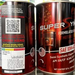 Nhớt Super SYN 10W40 Xe Ga/Xe Số 946ml Nguyên Liệu Nhập Khẩu Mỹ, Vận Hành Êm Mát