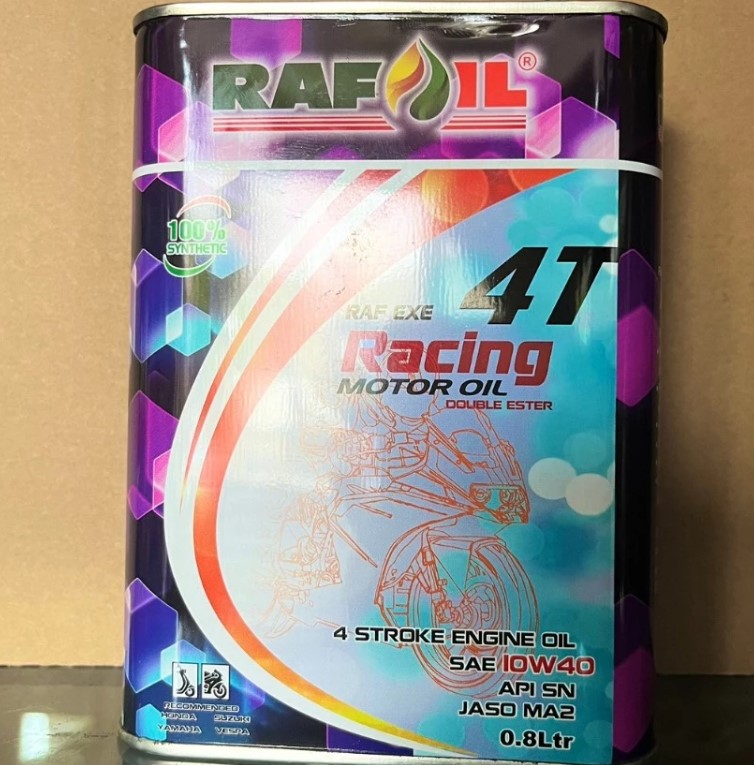 Nhớt Tổng Hợp 100% Rafoil 10W40 Cho Xe Số, Xe Ga, PKL Nhập Khẩu UAE