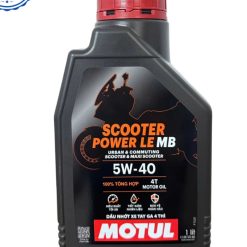 Nhớt Tổng Hợp 100% Xe Tay Ga Motul Scooter Power LE 5W40