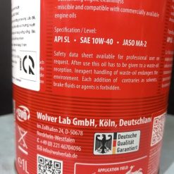 Nhớt Wolver Racing 4T 10W40 Nhập Khẩu Đức Bảo Vệ Động Cơ Xe Số Và Xe Côn Tay
