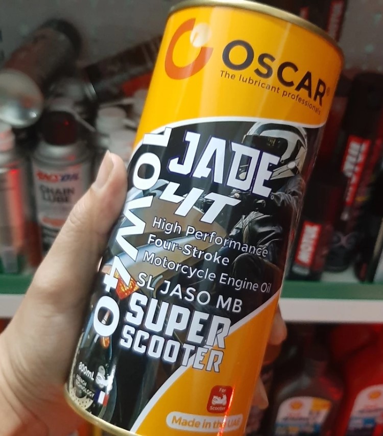 Nhớt Xe Ga Oscar Jade 4T Super Scooter 10W40 Full Tổng Hợp Nhập Khẩu UAE