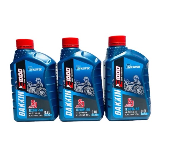 Nhớt Xe Máy DAKKIN E1000 20W50 Cho Xe Số Giá Rẻ Chất Lượng Ổn Định