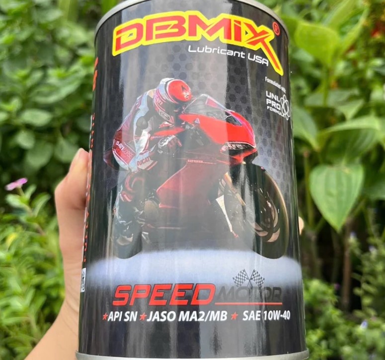 Nhớt Xe Máy Full Tổng Hợp DBMIX 10W40 Cho Xe Số Và Xe Tay Ga 0.8L/1L
