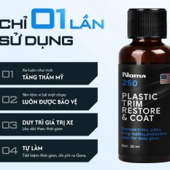 Noma 250 Chính Hãng Dung Dịch Làm Mới & Bảo Vệ Nhựa Ô Tô Xe Máy, Giữ Bóng Lâu