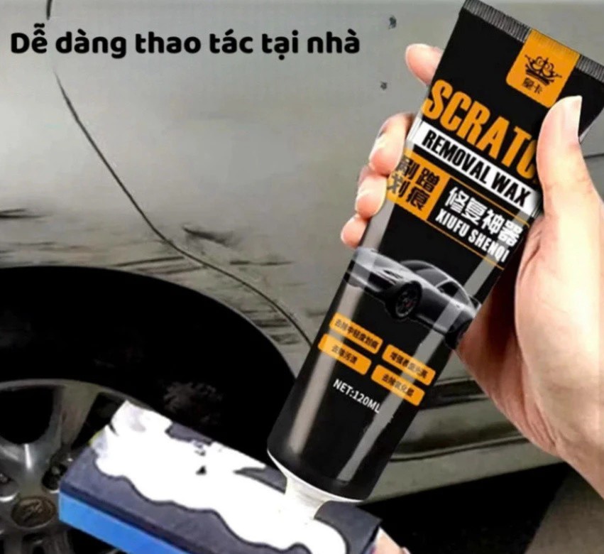 Sáp Tẩy Xóa Vết Xước Xe Ô Tô, Kem Đánh Bóng Sơn Xe Máy Hiệu Quả Nhanh