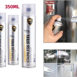 Sơn Bạc Mạ Crom Sơn Xịt Mạ Chrome Sáng Bóng 350ml, Sơn Mạ Inox Kẽm Cao Cấp Chính Hãng
