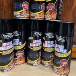 Sơn Chịu Nhiệt 800°C Chống Cháy Cho Pô Xe Máy, Ô Tô Và Đồ Gia Dụng