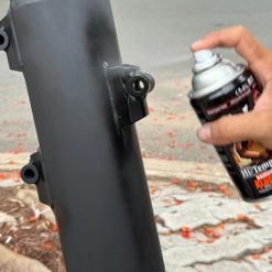 Sơn chịu nhiệt Samurai H2 màu đen nhám 300ml cho pô xe máy, ô tô