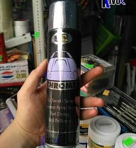 Sơn Mạ Crom Inox Bosny Chính Hãng Hiệu Ứng Tráng Gương Cao Cấp